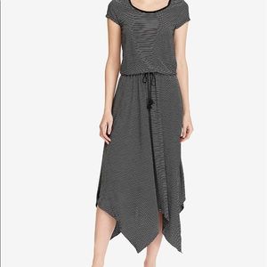 Ralph Lauren Asymmetrical Striped T-shirt dress